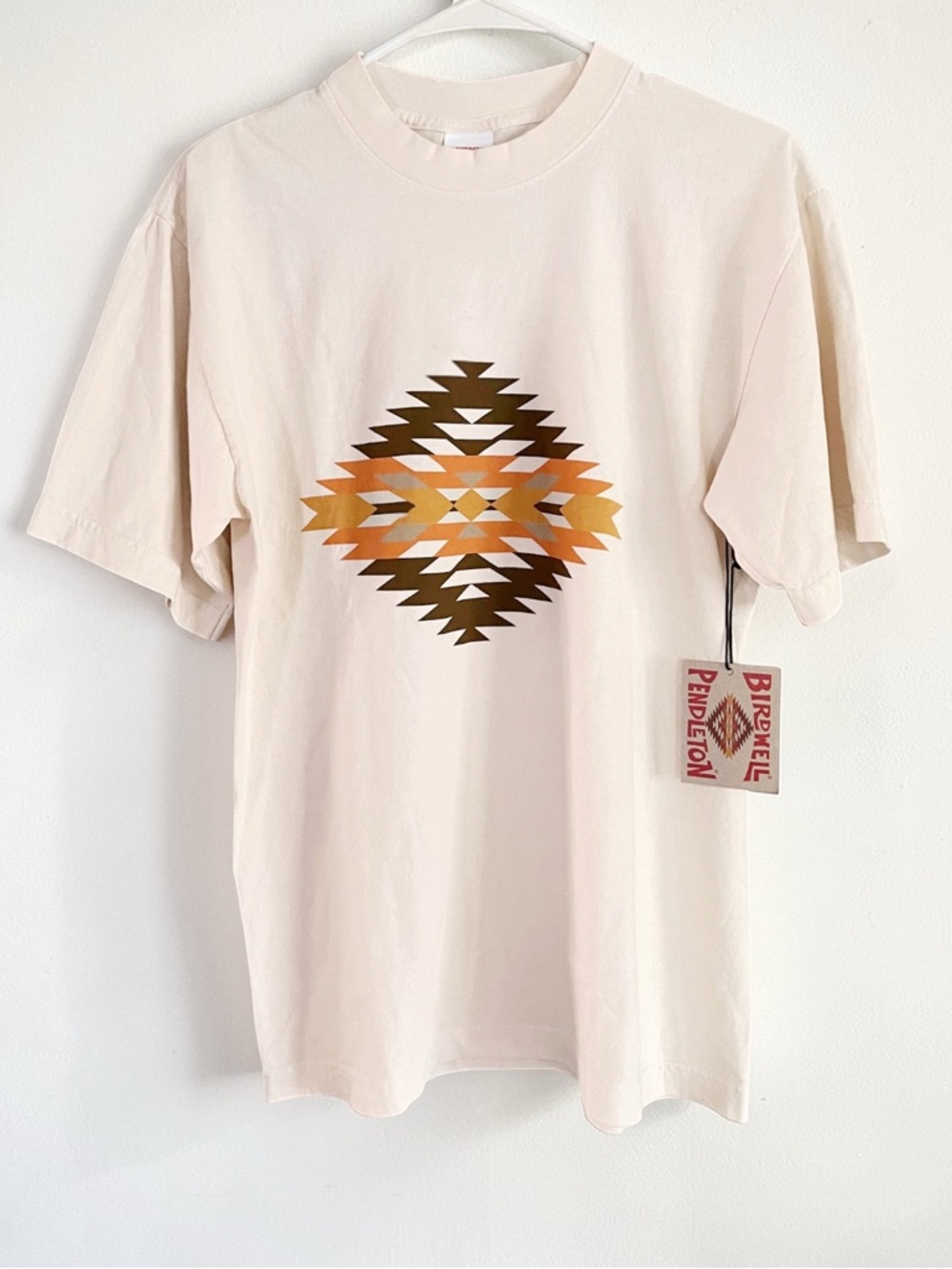 NEW Birdwell Pendleton Southwestern Diamond Graphic Tee